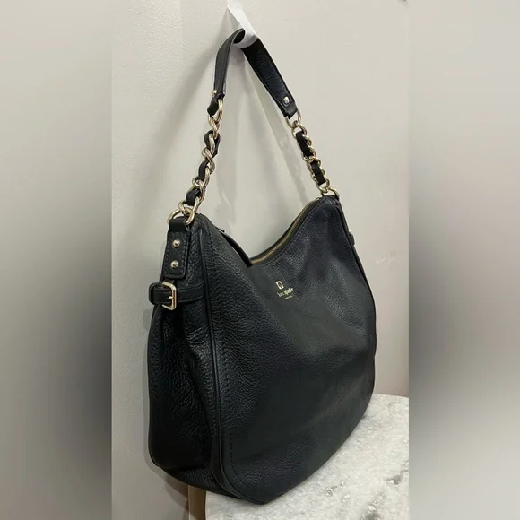 KATE SPADE PINE STREET FINLEY HOBO PEBBLED LEATHER BAG ♠️❤️‍🔥 NWOT - Picture 3 of 12